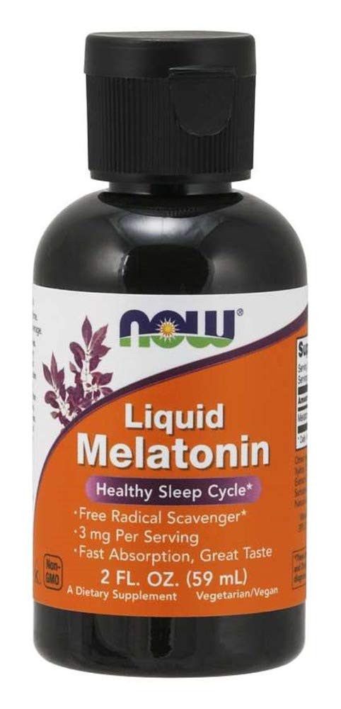 Buy now Now Foods Liquid Melatonin, 2 Fl Oz, Pack of 2 (Packaging May Vary) at indiglob india