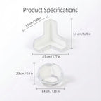 30 Pack Corner Protector for Baby, Clear Corner Protectors, Furniture Corner Guards，Baby Proof Corner Protectors to Cover Sharp Furniture