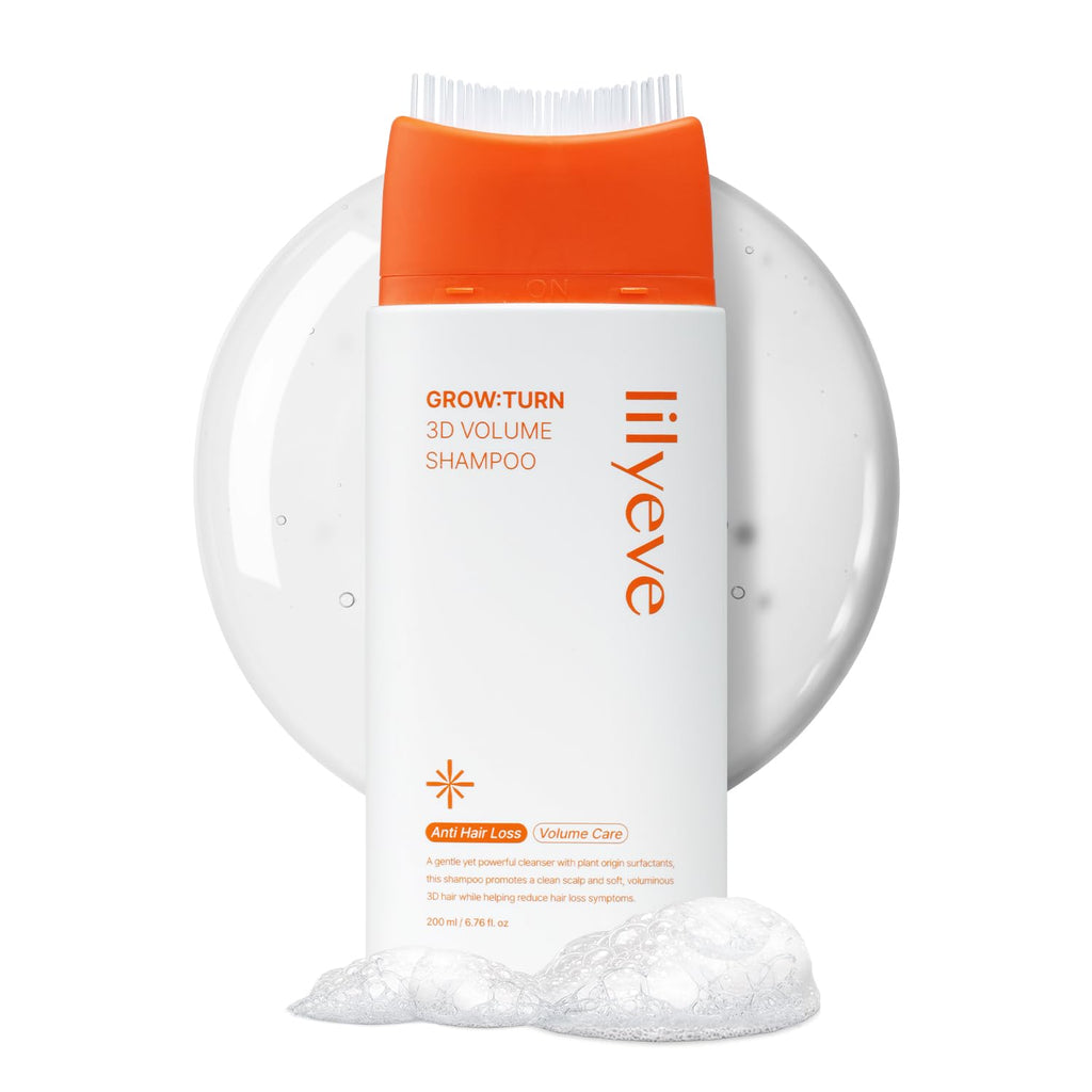 lilyeve GROWTURN 3D Volume Brush Shampoo, Biotin, Hair Growth, 6.76 fl oz