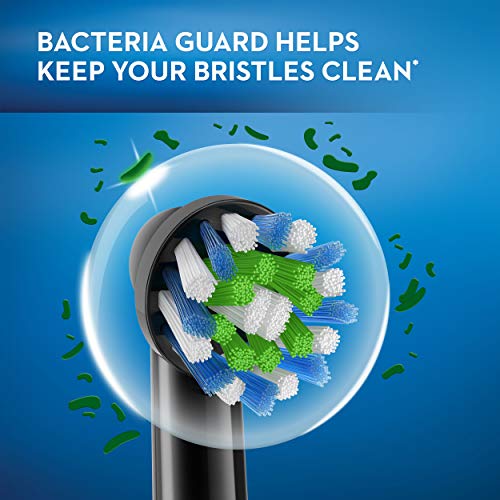 Buy now Oral-B CrossAction Electric Toothbrush Replacement Brush Head Refills, Black, 2 Count at indiglob india