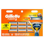 Buy now Gillette Fusion5 Men's Razor Blades, 12 Blade Refills at indiglob india