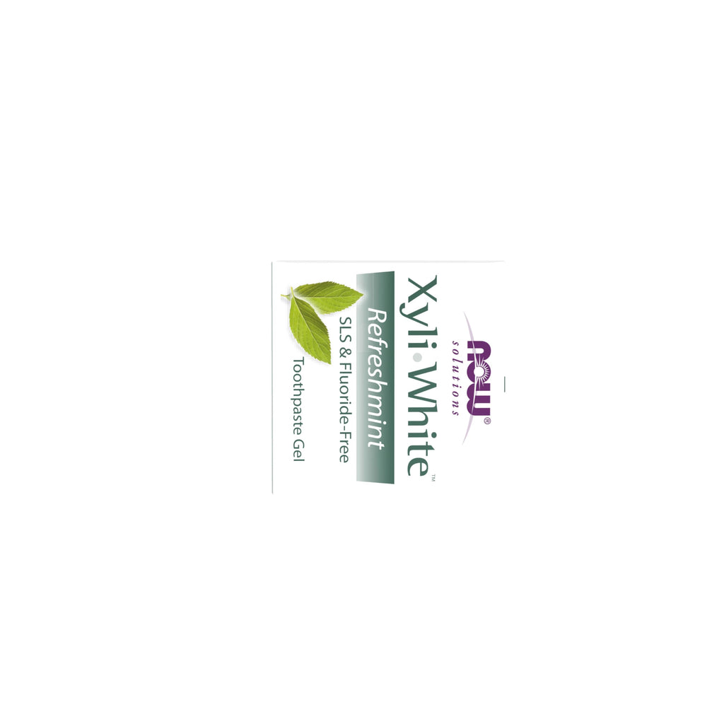 Buy now NOW Foods Solutions, XyliwhiteÆ’?â€º Toothpaste Gel, Refreshmint, Cleanses and Whitens, Fresh Taste, 6.4-Ounce at indiglob india