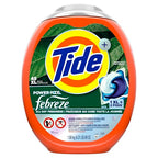 Buy now Tide Power Pods with Febreze Laundry Detergent Pacs, 45 Count, Botanical Rain Scent, All-Day Freshness at indiglob india
