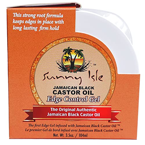 Buy now Sunny Isle Jamaican Castor Oil Edge Hair Gel 3.5oz Jar (2 Pack) at indiglob india