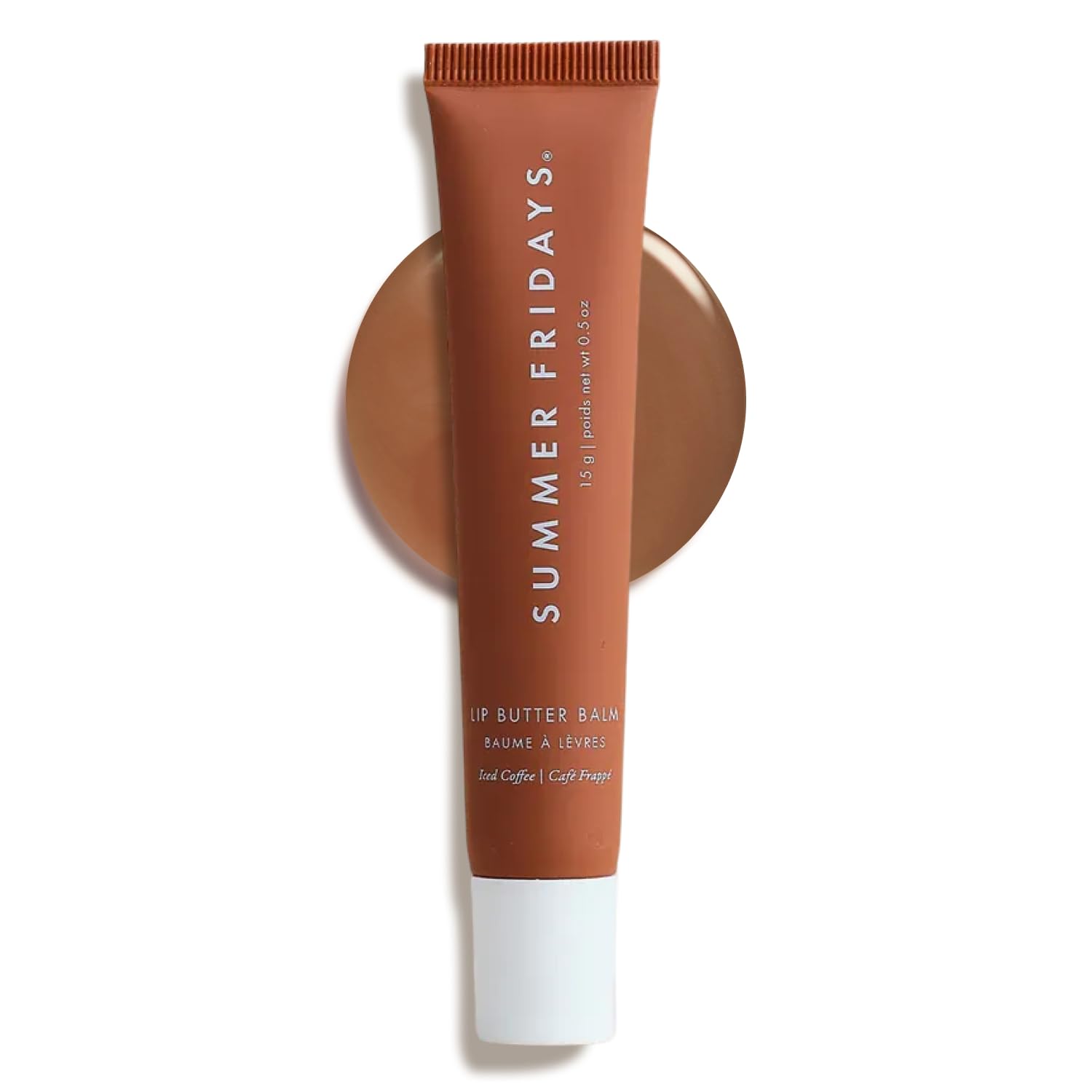 Buy now Summer Fridays Lip Butter Balm - Conditioning Lip Mask and Lip Balm for Instant Moisture, Shine and Hydration - Sheer-Tinted, Soothing Lip Care - Vanilla (.5 Oz) Iced Coffee at indiglob india