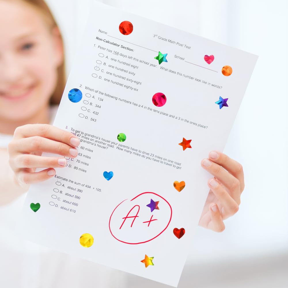 1710 Pcs Star Stickers for Kids Reward, Small Sparkly Holographic Sticker for School Classroom Student Teacher Supplies Behavior Reward Chart and DIY Decoration