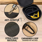 Buy now DEWALT Heavy Duty Protective Headphone Case for Pro Max Neckband, Compact Lightweight w/EVA Earphone Hard Shell Case, Headset Travel Carry Shockproof, Water-Resistant, Soft Interior & Accessory Pocket at indiglob india