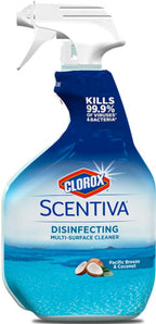 Buy now Clorox Scentiva Disinfecting multi surface Cleaner 2 PK (Pacific Breeze & Coconut) *24FL OZ* -- at indiglob india