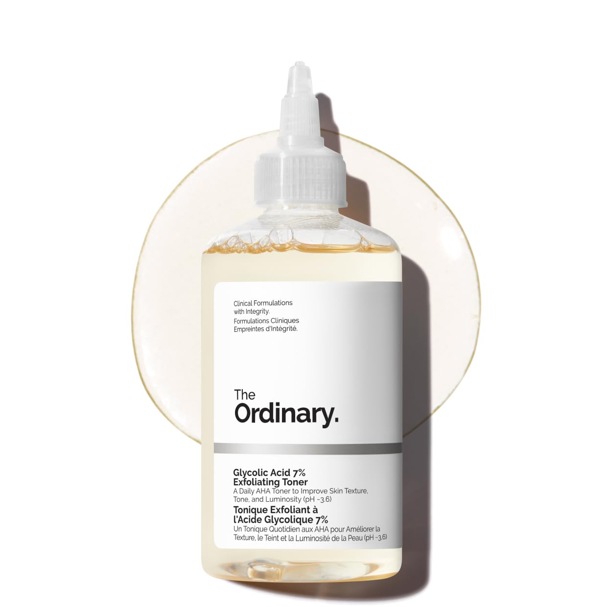 Buy now The Ordinary Glycolic Acid 7% Exfoliating Toner, Brightening and Smoothing Daily Toner for More Even-Looking Skin Tone 8.11 Fl Oz (Pack of 1) at indiglob india
