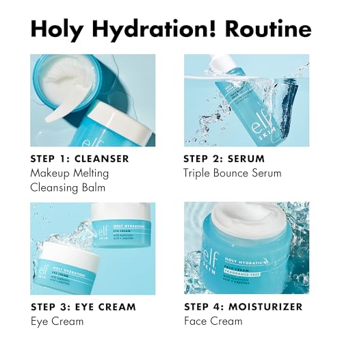 Buy now e.l.f. SKIN Holy Hydration! Triple Bounce Serum, 1.7% Hyaluronic Acid Serum For Plump, Bouncy Skin, Moisturizing & Hydrating, Vegan & Cruelty-Free at indiglob india
