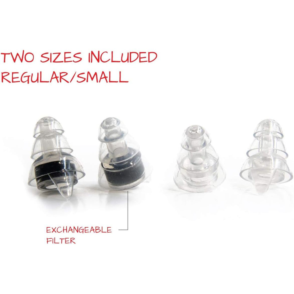 Buy now High-Fidelity Concert Earplugs Reusable Noise-Reduction Ear Plugs Set with Two Sizes Included - For Rave, Live Music, Festivals, Marching Bands, Loud Events, Fitness Classes at indiglob india