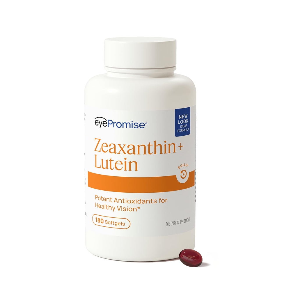 EyePromise Zeaxanthin + Lutein Eye Health Supplements, 60 Softgels | Lutein and Zeaxanthin Supplements to Enhance and Support Healthy Vision, 30-Day Supply (Packaging May Vary)