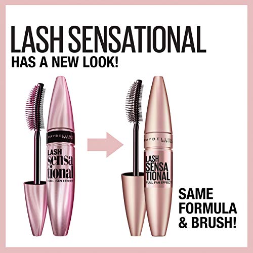 Buy now Maybelline Lash Sensational Washable Mascara, Lengthening and Volumizing for a Full Fan Effect, Midnight Black, 1 Count at indiglob india