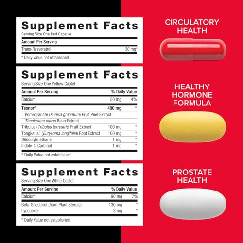 Buy now GNC Mega Men Healthy Testosterone Program, Complete Nutrition 4 Products in 1, Boost Free and Total Testosterone, Blood Flow, 30 Daily Packs at indiglob india