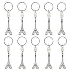 Buy now baotongle 15pcs Eiffel Tower Keyring, Paris Eiffel Tower Keychains 3-D Key Ring French Souvenirs Retro Adornment Cute Lovely Decorative Metal Craft Art Statue Model for Table Decor Gifts Silver at indiglob india