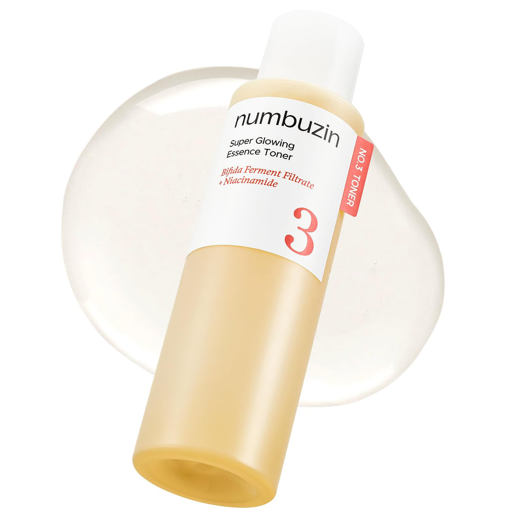 Buy now numbuzin No.3 Super Glowing Essence Toner, Fermented Toner for Skin Glow & Texture, Bifida, Niacinamide, Hydrating, Radiance-Boosting Essence, Zero Pore Care, 6.76 fl oz (200ml) at indiglob india