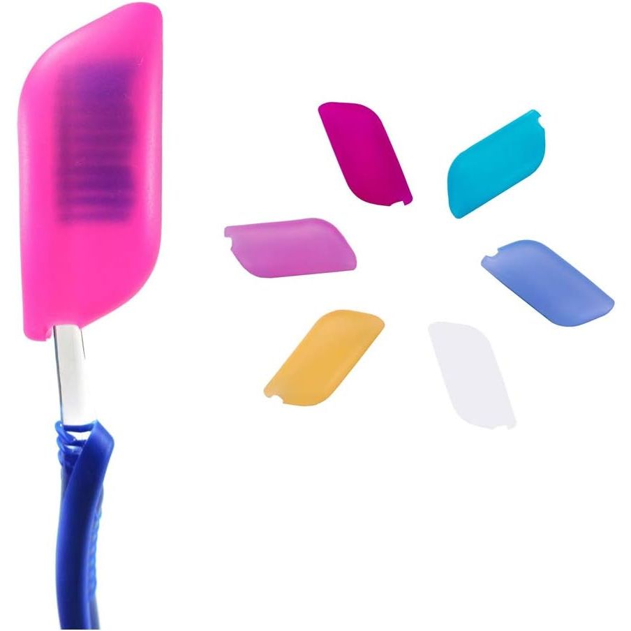 Buy now V-TOP Silicone Toothbrush Case Covers, 12 Pack Toothbrush Head Covers for Travel, Tooth Brush Covering for for Home and Outdoor 6 Count (Pack of 1) Multicolor at indiglob india