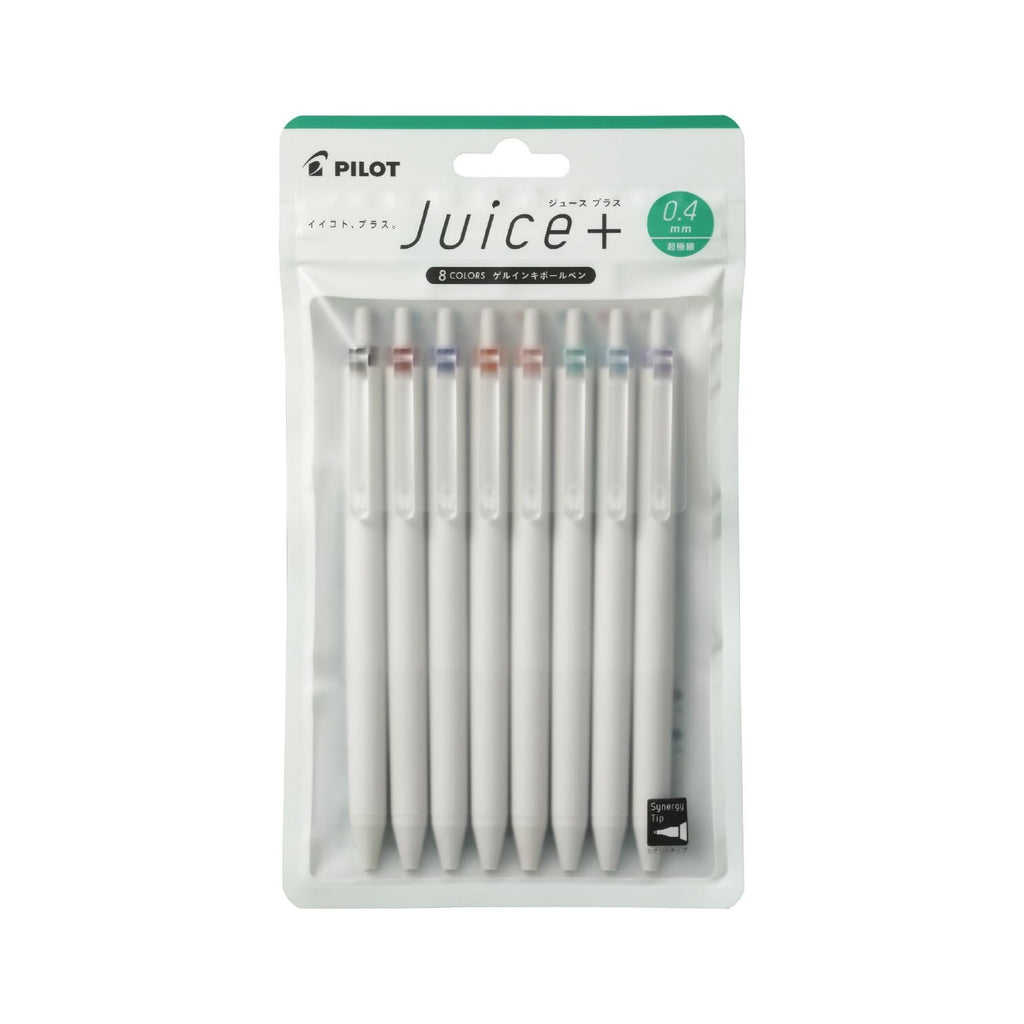 Pilot Gel Ballpoint Pen, Juice Plus, 0.4, Set of 8 Colors, LJL148C PILOT