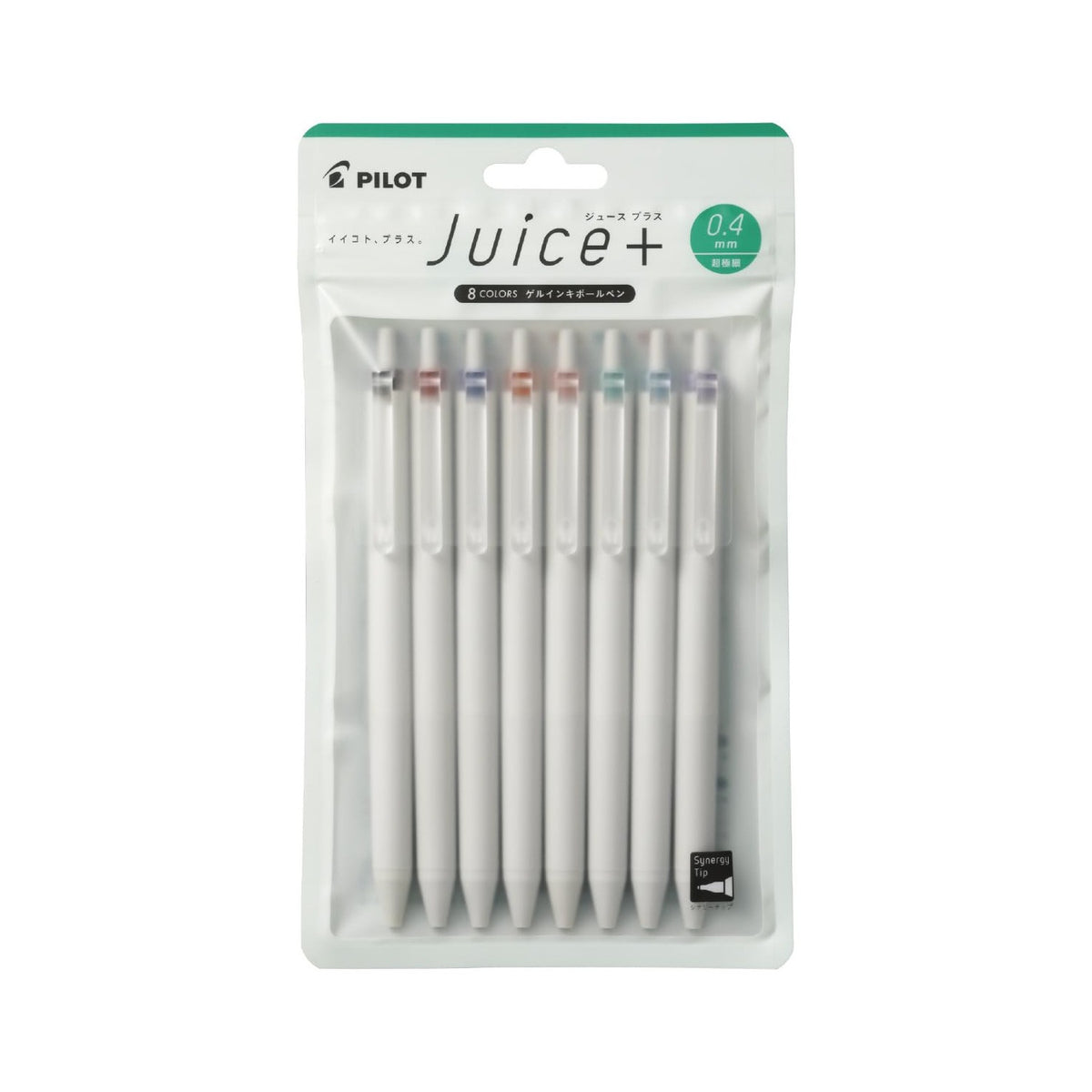 Pilot Gel Ballpoint Pen, Juice Plus, 0.4, Set of 8 Colors, LJL148C PILOT