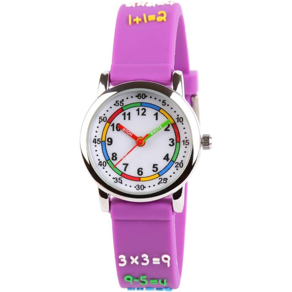 Buy now Venhoo Kids Watches 3D Cute Cartoon Waterproof Silicone Children Toddler Wrist Watches Time Teacher Gifts for 3-10 Ages Boys Little Child-Universe… Purple at indiglob india
