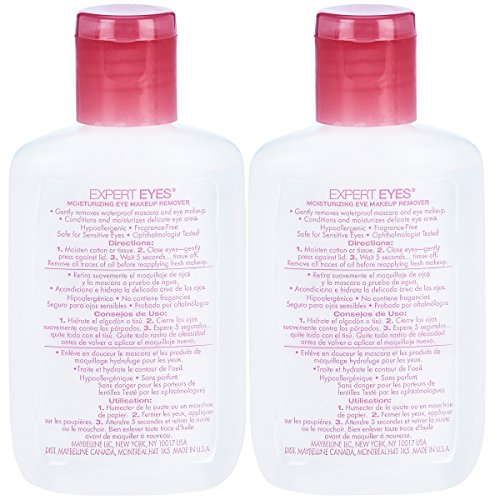 Buy now Maybelline New York Expert Eyes Moisturizing Eye Makeup Remover, 2 Count at indiglob india