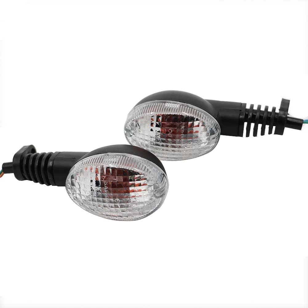 Buy now motoparty Motorcycle Turn Signals For KAWASAKI EX250R NINJA 250R KLX250S KLX250SF VN650 Vulcan S Front/Rear Turn Signal Indicator Light Blinker Lamp Motorcycle,(Transparent Shell) at indiglob india