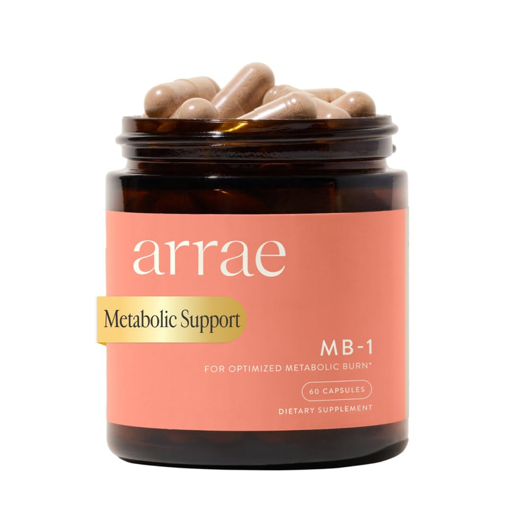 Arrae MB-1 Craving Control & Metabolism Support for Women, 60 Capsules | African Mango (IGOB131), Cissus Extract (CQR-300), Green Tea, Chromium, Probiotic B420, P5P B6, 30-Day Supply