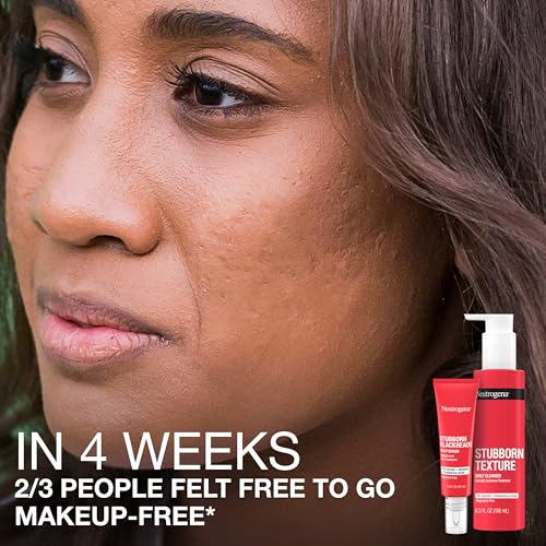 Buy now Neutrogena Stubborn Blackheads Daily Acne Facial Serum with Salicylic, Glycolic, Polyhydroxy & Mandelic Acids, Oil-Free Face Serum for Acne-Prone Skin to Help Clear Clogged Pores, 1 fl. oz at indiglob india
