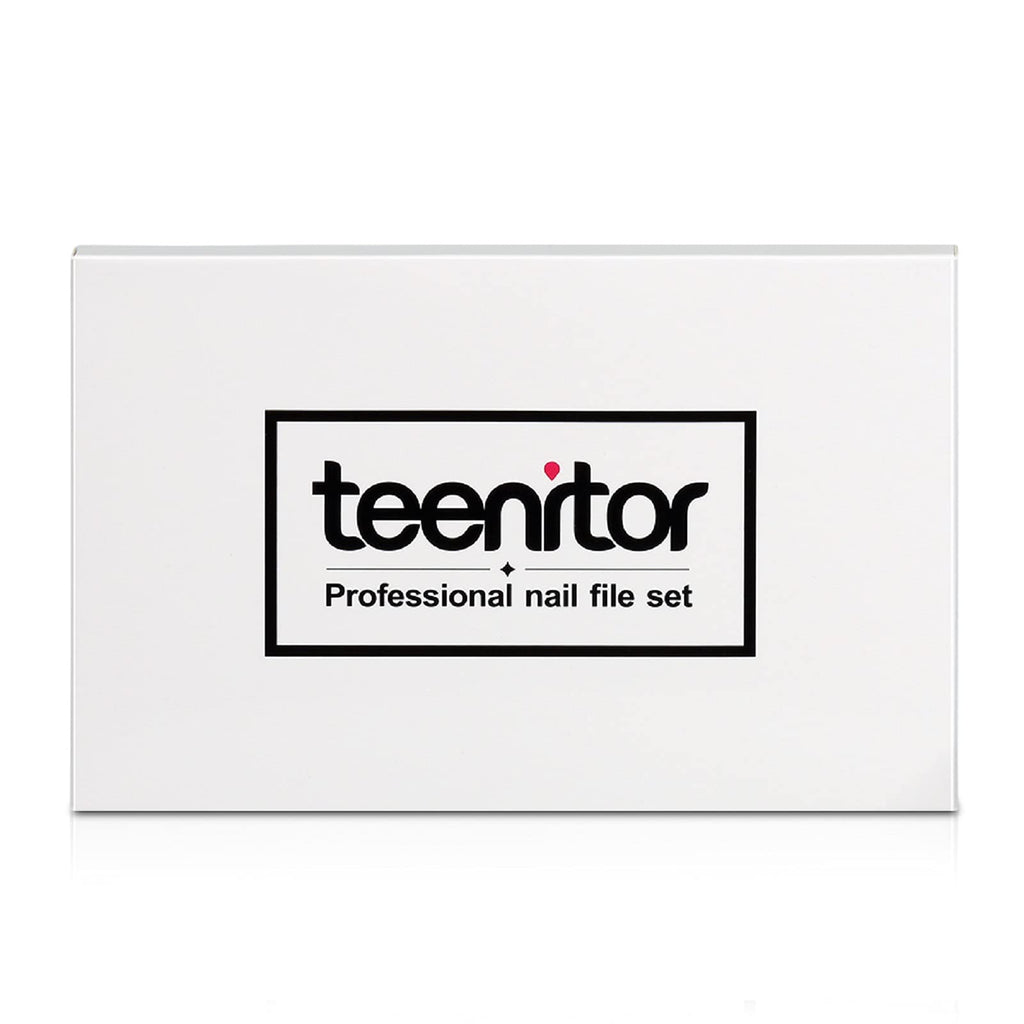 Teenitor Nail File Nail Buffer, 6 pcs Nail Files and Buffers for Natural Nails, Emery Boards for Nails, Nail Buffer and Shine Kit Nail Filer, Nail Buffer Block 100/180 Grit Nail Files Fingernail Files