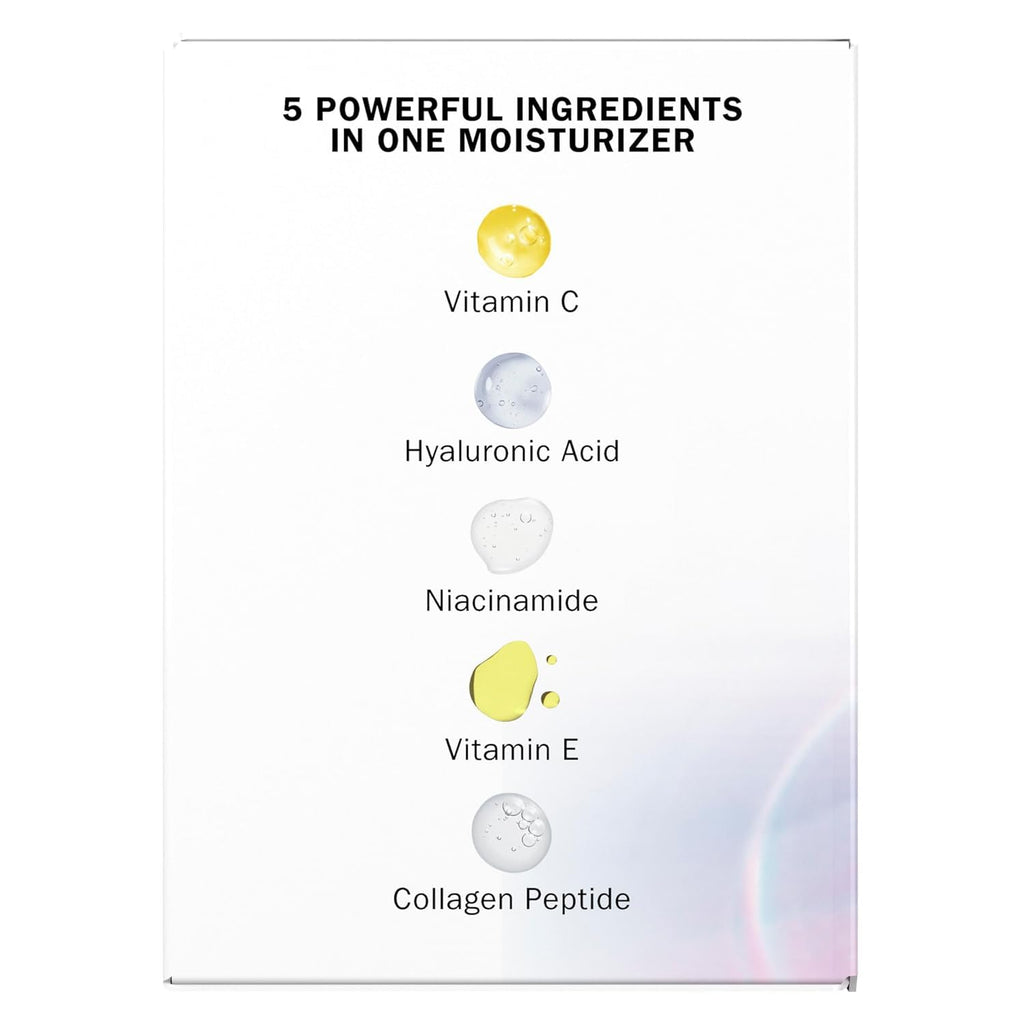 Olay Super Cream with Sunscreen SPF 30, Lightweight Face Moisturizer with Sun Protection, 5-in-1 Skin Care Benefits - Hydrating, Brightening, Firming - Niacinamide, Vitamin C, Collagen Peptide, 1.7 oz