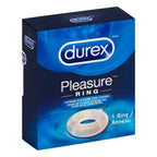 Durex Pleasure Ring - Penis Ring Stay Hard for Longer - Male Sex Toy - Erection Enhancing - Soft Cock Ring - Sexual Stimulation Device Couples - Pleasure Ring - Waterproof, 1 ct