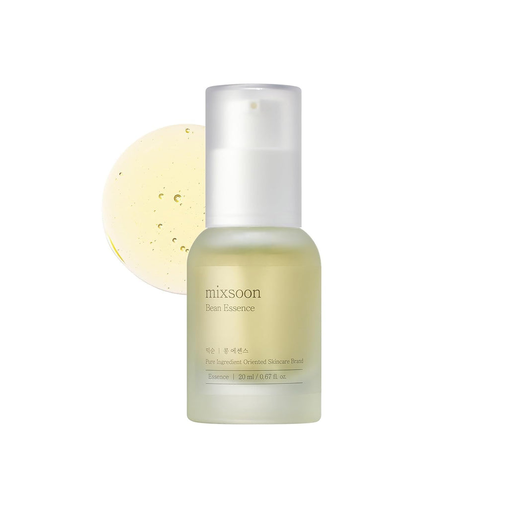 Bean Essence - Gentle Liquid Exfoliant for Glass Skin & Pore Care, 0.68floz | 2-in-1 Gentle Liquid Exfoliant & Hydrating Serum for Glass Skin & Pore Care, Korean Skincare, 20ml