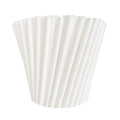 100 Pack Paper Straws White Biodegradable co-Friendly Drinking Bulk for Party Supplies, Bridal/Baby Shower, Birthday, Mixed Drinks, Weddings, Restaurant, Food Service, Drink Stirrer