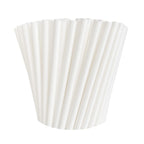 100 Pack Paper Straws White Biodegradable co-Friendly Drinking Bulk for Party Supplies, Bridal/Baby Shower, Birthday, Mixed Drinks, Weddings, Restaurant, Food Service, Drink Stirrer