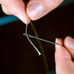 25Pieces Hand Sewing Big Eye Needles Sharp Needle，with Solid Wood Needle Case for