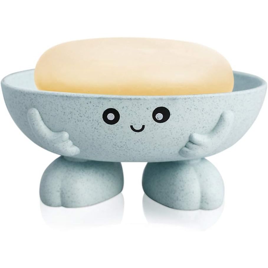 Buy now Soap Holder, Cute Soap Dish for Kids Children, Creative Lovely Bar Soap Tray Counter for Shower Bathroom Kitchen Countertop - Pink Blue at indiglob india