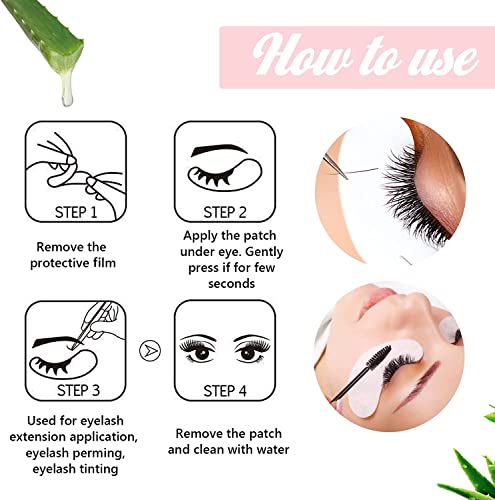 Buy now 100 Pairs GreenLife Natural Hydrogel Eye Gel Pads - Collagen and Aloe Vera Patches for Under Eyes - Eyelash Extension Kit at indiglob india