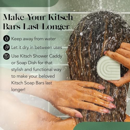 Buy now Kitsch Rosemary & Biotin Volumizing Hair Conditioner Bar for Hair Growth & Thickening â€“ Hydrating & Cleansing Hair Conditioner for Women & Men - Paraben, Silicone & Sulfate Free - Made in USA - 2.7 oz at indiglob india