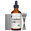 Buy now Kate Blanc Cosmetics Castor Oil Organic (4oz), 100% Pure, Cold Pressed, Hexane Free. Natural Oil for Hair, Eyelashes, Eyebrows. Skin Moisturizer with Starter Kit 4 Fl Oz (Pack of 1) at indiglob india