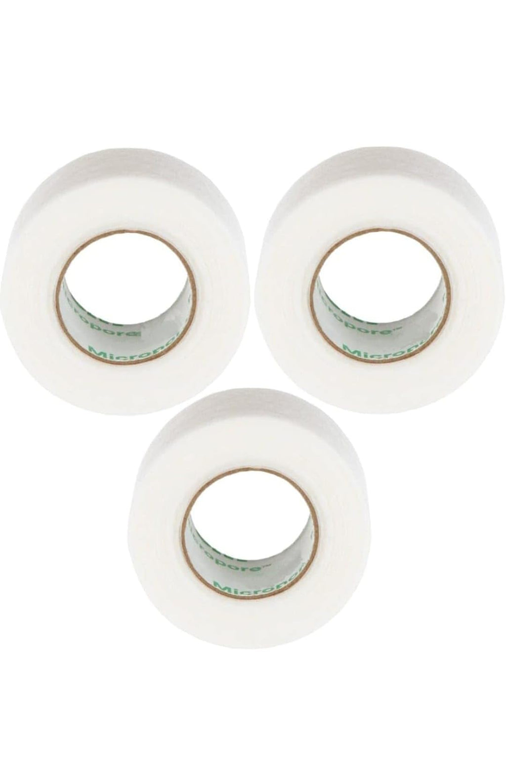 BB Micropore Tape 1530-1 (3 Rolls) 1 inc x 10 Yards, White
