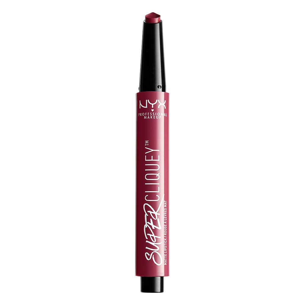Buy now NYX PROFESSIONAL MAKEUP Super Cliquey Matte Lipstick, Dangerous, 0.05 Ounce at indiglob india
