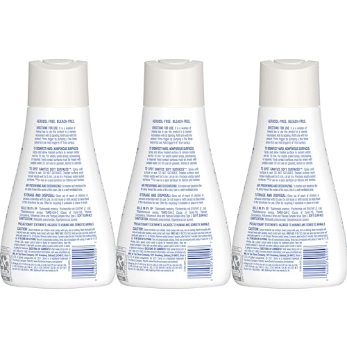 Buy now Clorox Disinfecting Mist, Lemongrass Mandarin, Household Essentials, 3 Refills, 16 Fl Oz Each at indiglob india