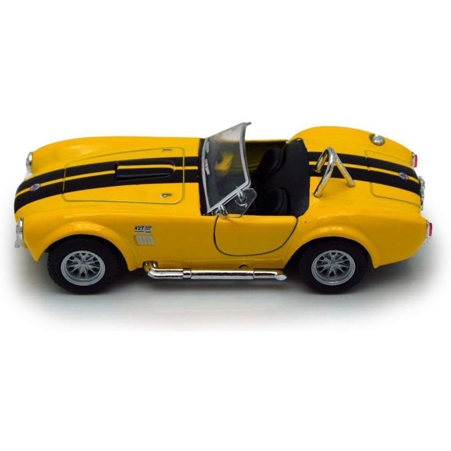 Buy now KiNSMART - 1965 Shelby Cobra 427 S/C 1:32 Scale 5" Die Cast Metal Model Classic Toy Car (Yellow) at indiglob india