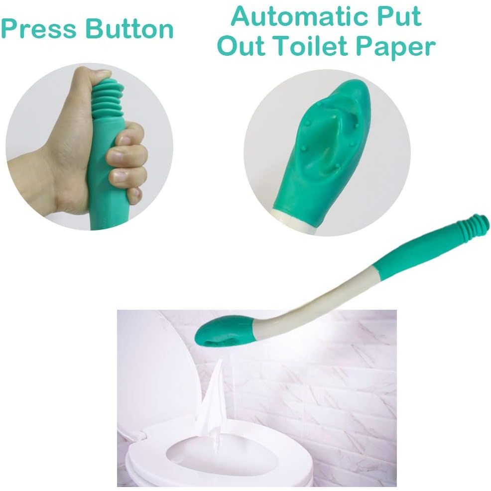 Buy now Toilet Aid Wiper Self Assist Bathroom Bottom Butt Wipe Helper Wand Long Reach Comfort Wipe Tool Paper Tissue for Pregnant After Surgery Seniors Arm Handicap Bariatric at indiglob india