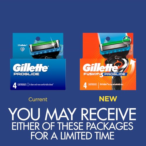 Buy now Gillette ProGlide Razor Refills for Men, 4 Razor Blade Refills at indiglob india