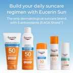 Buy now Eucerin Sun Age Defense SPF 50 Face Sunscreen Lotion with Hyaluronic Acid, Hypoallergenic, Non-Comedogenic Sunscreen SPF 50 Free of Fragrance, Oxybenzone and Octinoxate, 2.5 Fl Oz Bottle at indiglob india