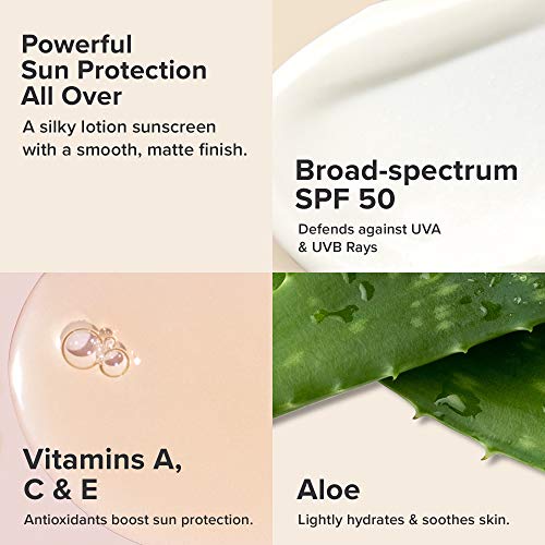 Buy now Paula's Choice Extra Care Oil Free Sunscreen for Face, SPF 50 Face & Body Sunscreen, Daily Moisturizing Lotion with Aloe & Vitamin A/C, Sweat & Water Resistant, Fragrance-Free, UVA/UVB Protection, 5oz at indiglob india
