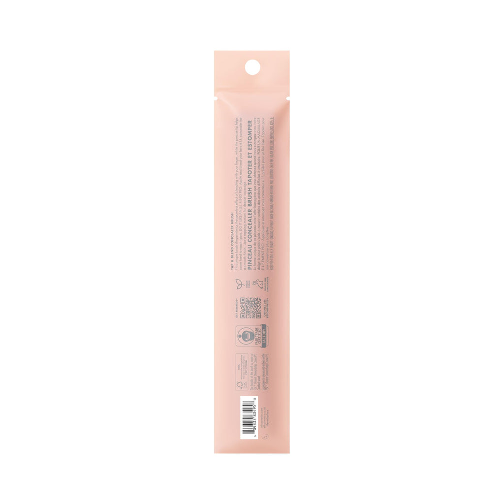 Buy now e.l.f. Tap & Blend Concealer Brush, Covers Blemishes & Dark Spots For An Airbrushed Finish With A Precision Tip, Synthetic, Vegan, & Cruelty-Free at indiglob india