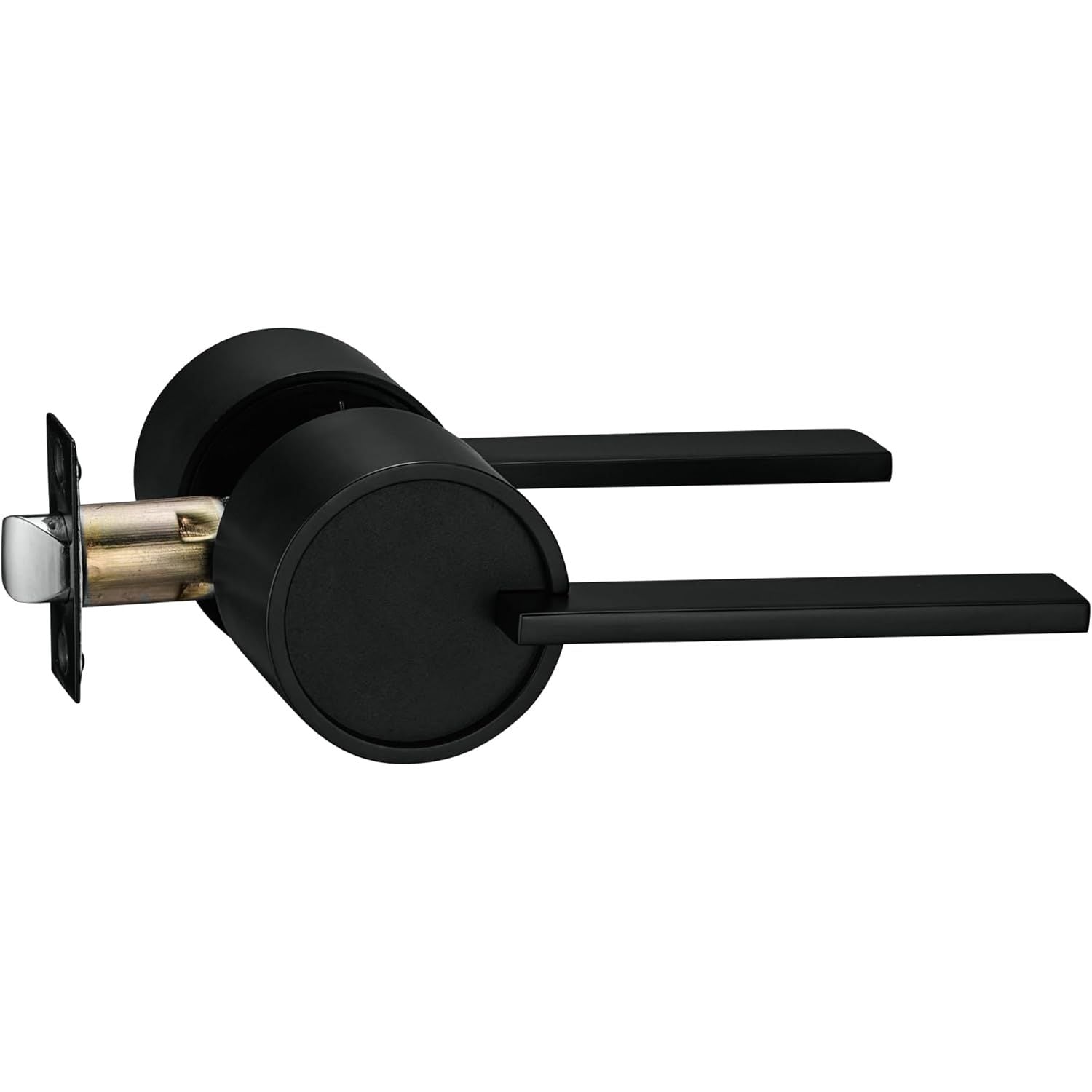Buy now Berlin Modisch Zero Gravity Urban Series Dummy Lever Door Handle Pack of 2 Non-Turning Single Side Pull Only Lever Set [for Closet or French Doors] Heavy Duty – Iron Black Finish Passage [Non locking] Iron Black at indiglob india