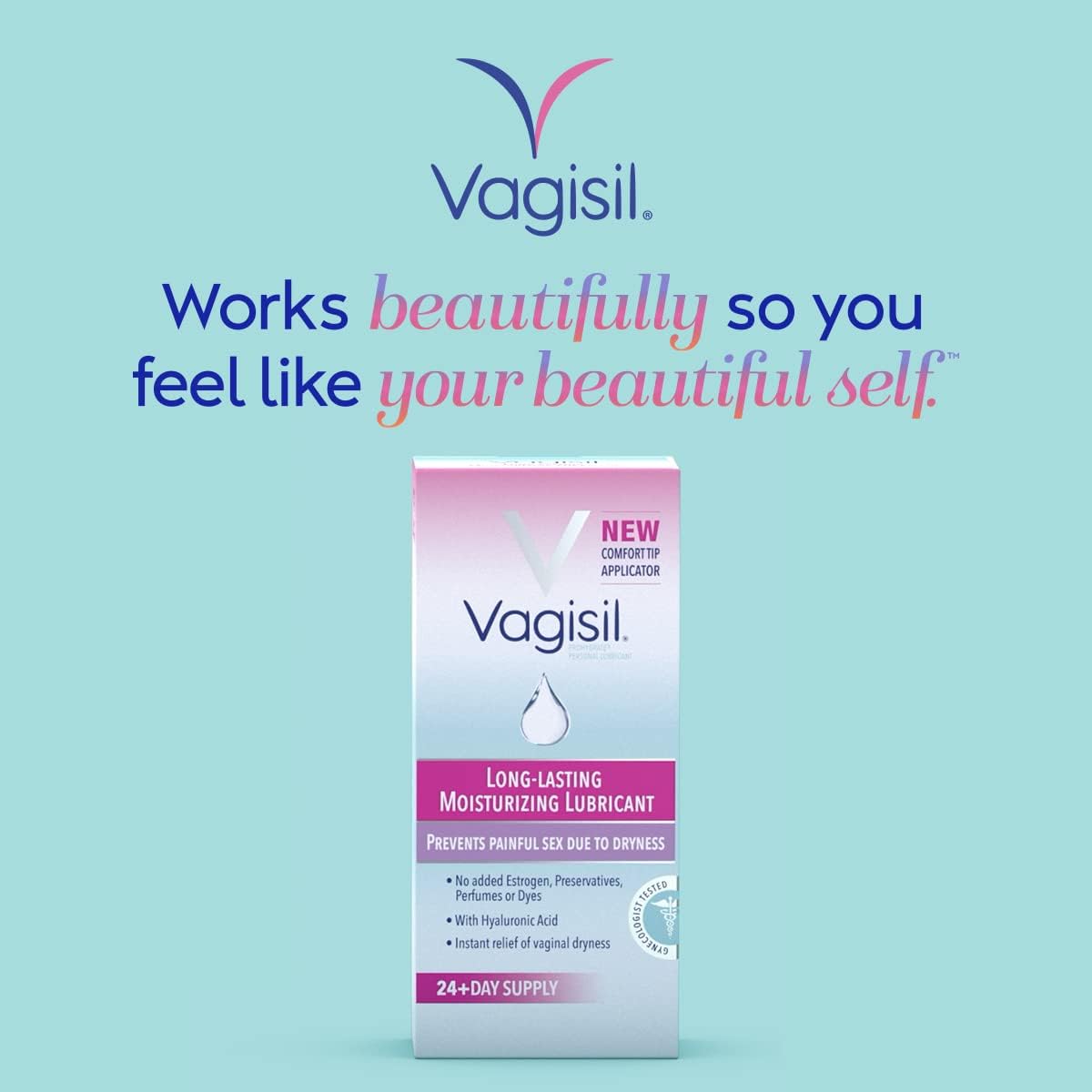 Buy now Vagisil Prohydrate Internal Vaginal Moisturizer, Gel & Lubricant for Women, Gynecologist Tested, 8 Count, Pack of 1 (8 Total Applicators) at indiglob india